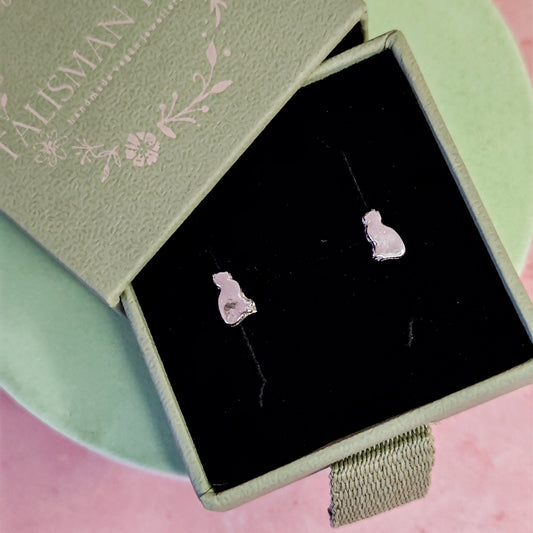 Cat Stud Earrings