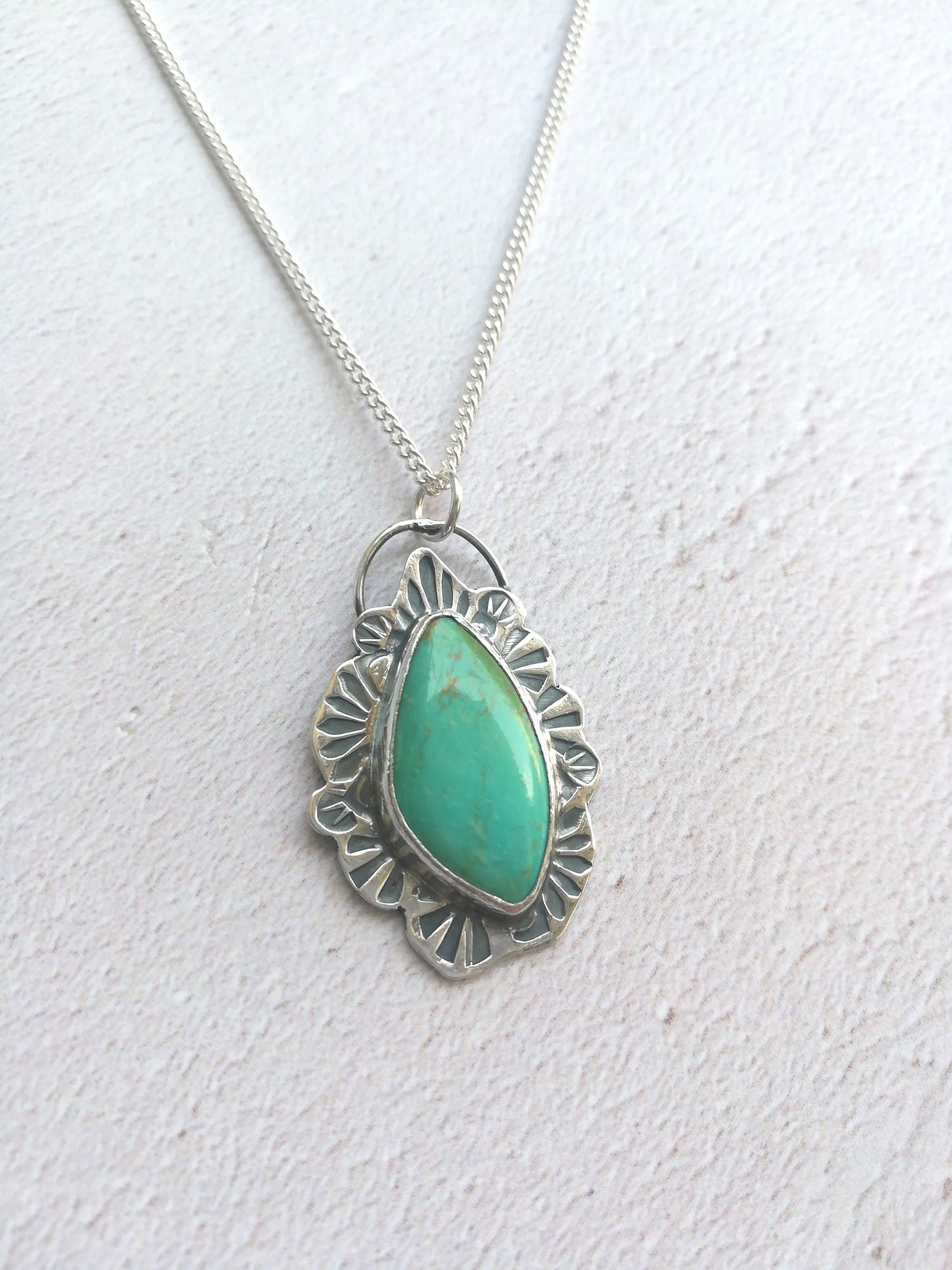 Turquoise Wavey Necklace