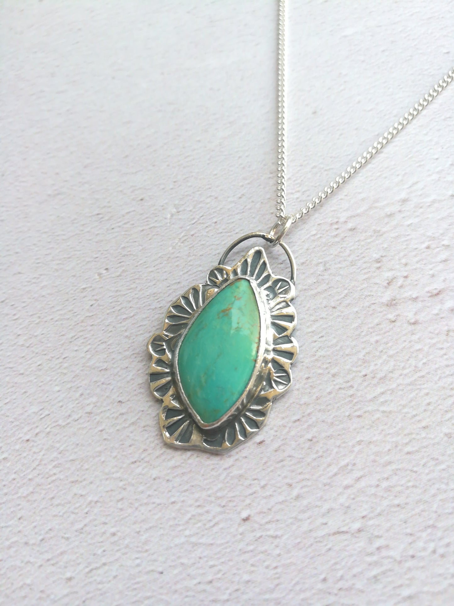 Turquoise Wavey Necklace