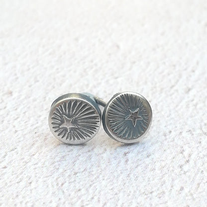 Star Burst Stud Earrings