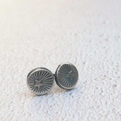 Star Burst Stud Earrings