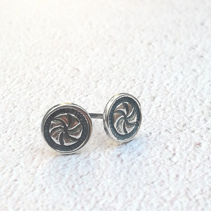 Pinwheel Stud Earrings