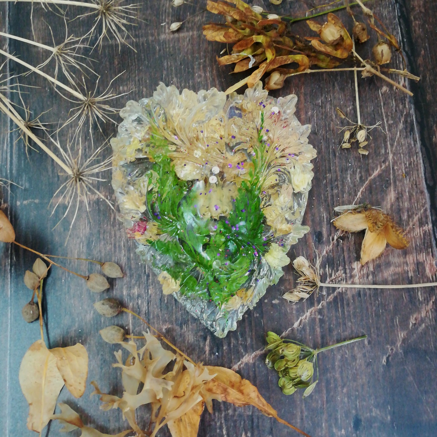 Green Man Heart Decoration