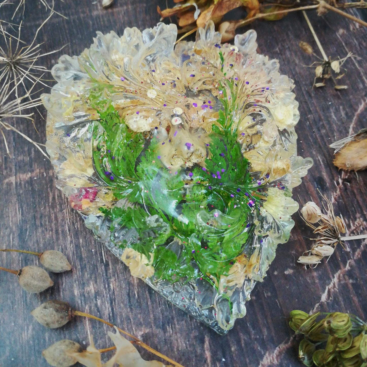 Green Man Heart Decoration