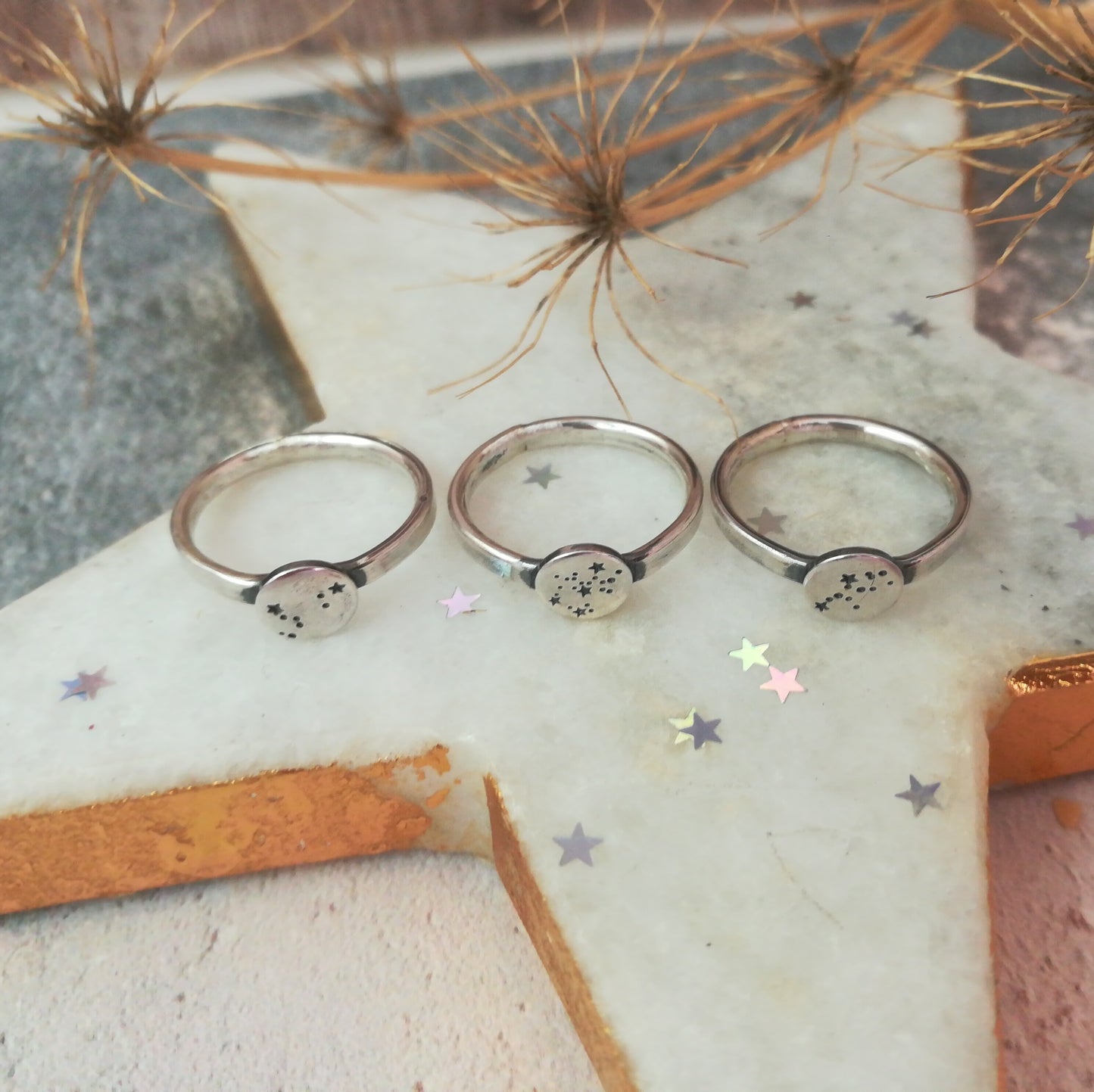 Personalised Zodiac Constellation Ring