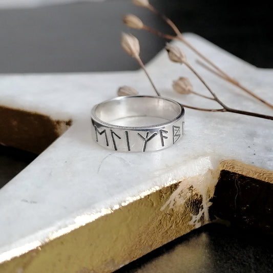 Viking Rune Personalised Name/Word Ring