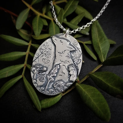 Fox In A Meadow Necklace