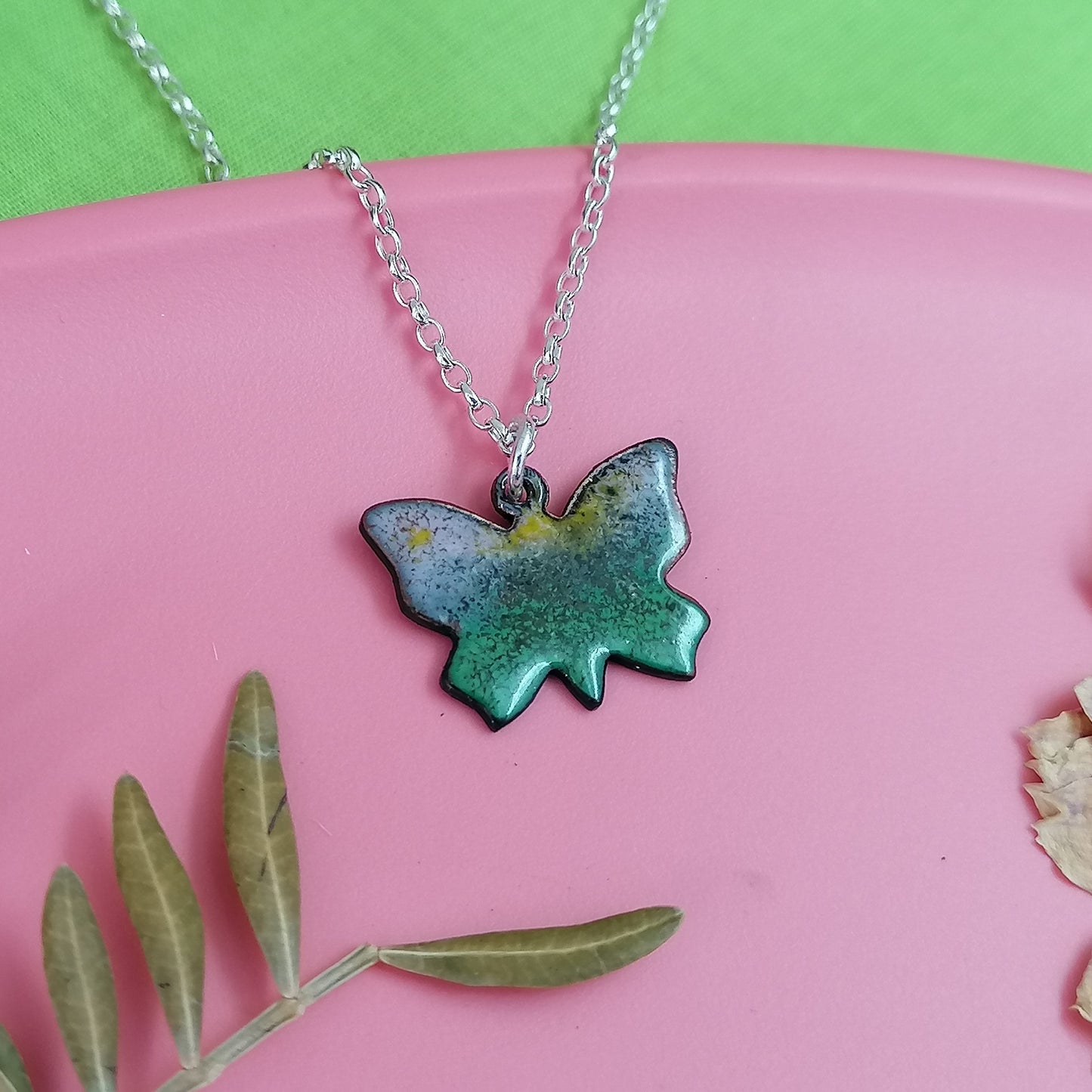 Colourful Butterfly Necklace