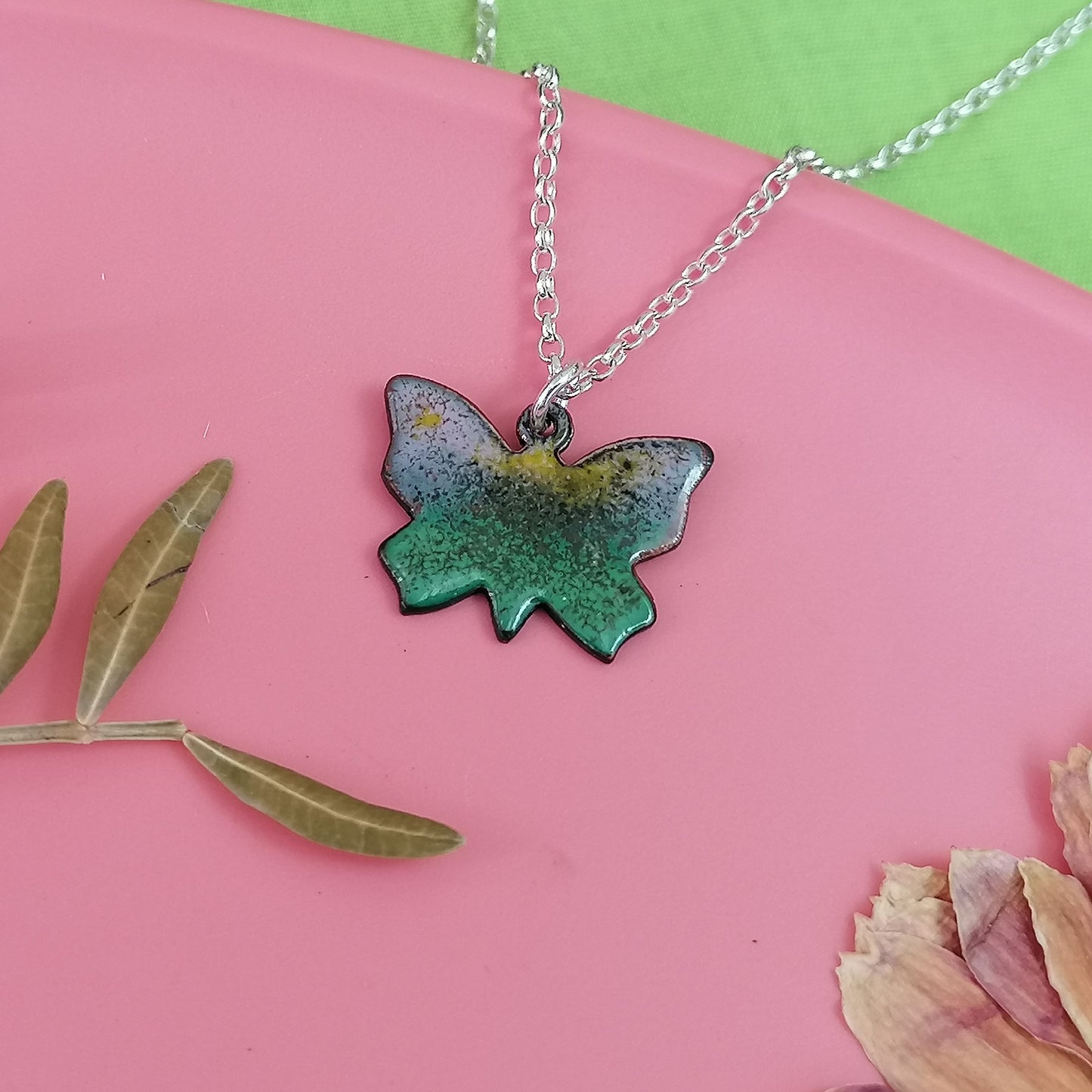 Colourful Butterfly Necklace