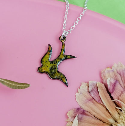 Yellow Bird Necklace