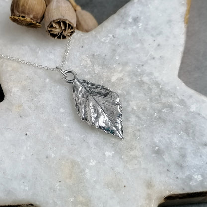 Beech Leaf Necklace