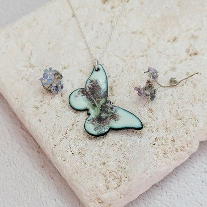 Butterfly Lavender Necklace