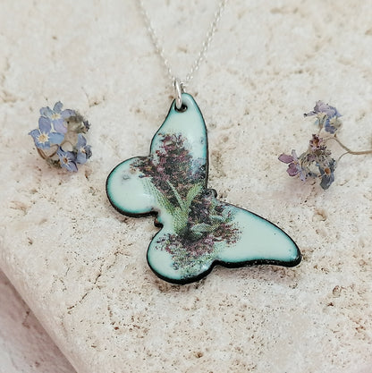 Butterfly Lavender Necklace