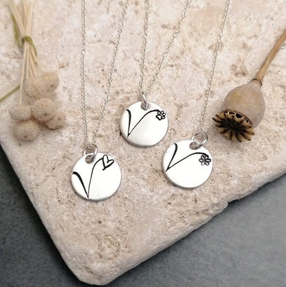 V for Vegan Necklace