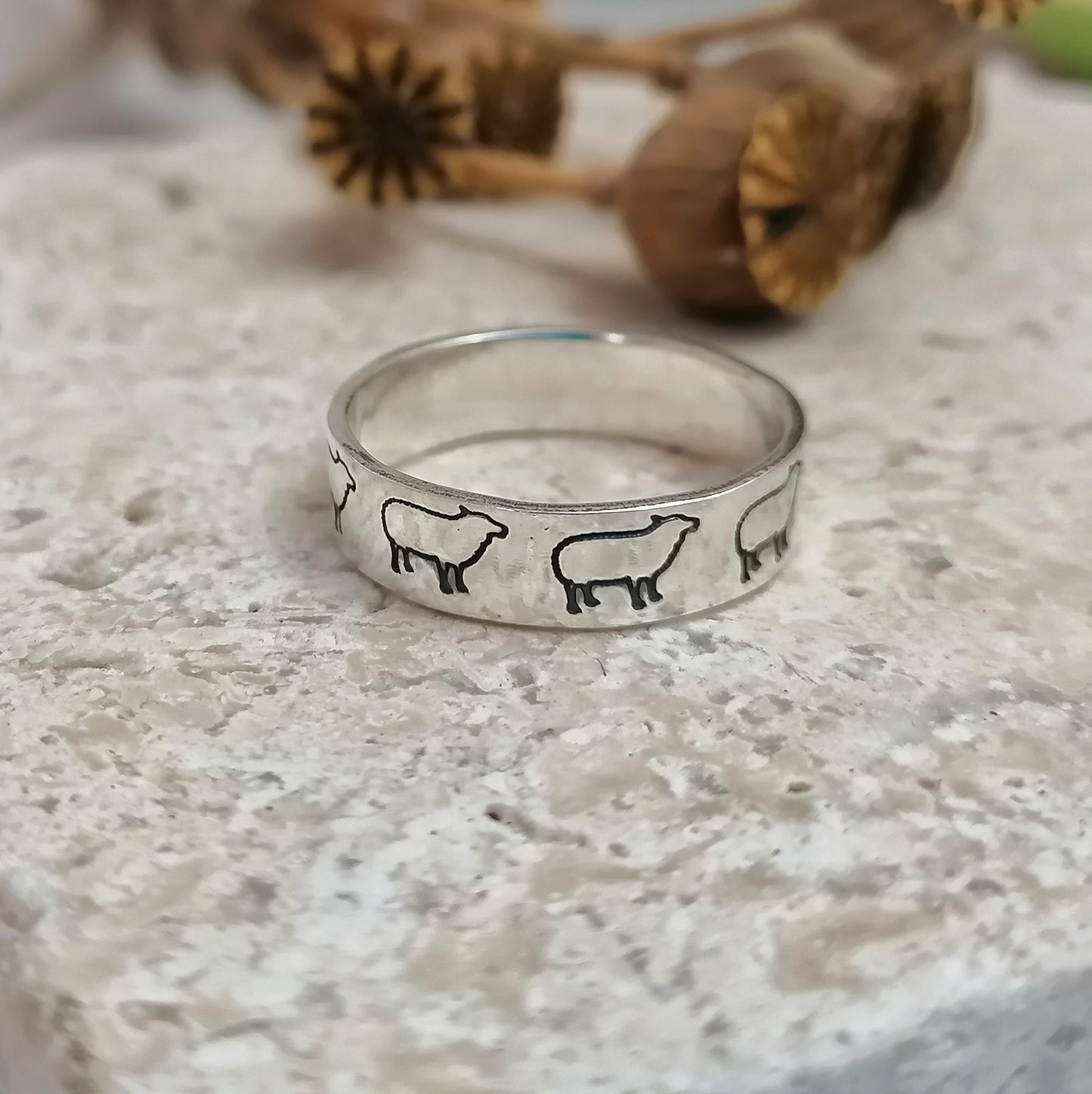 Sheep Sterling Silver Ring