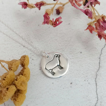Sheep Outline Necklace