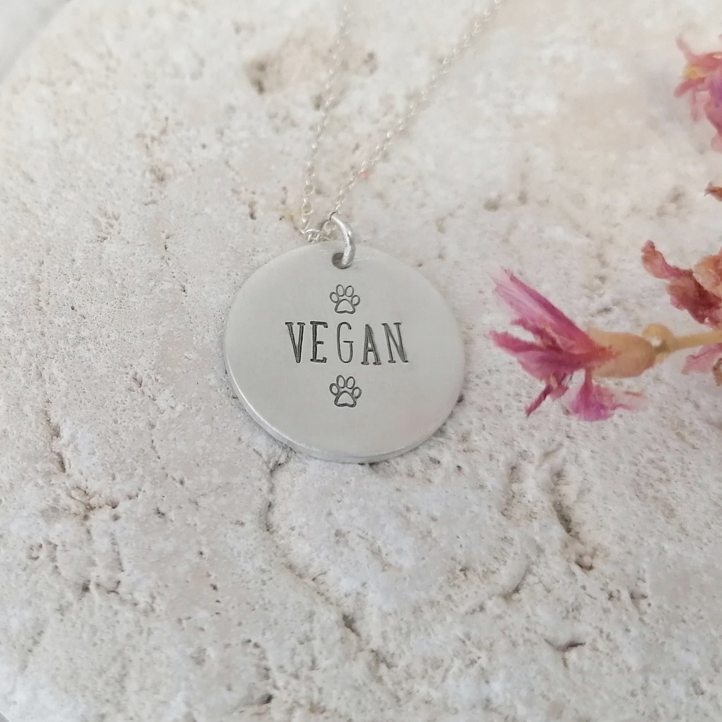Vegan Paw Necklace
