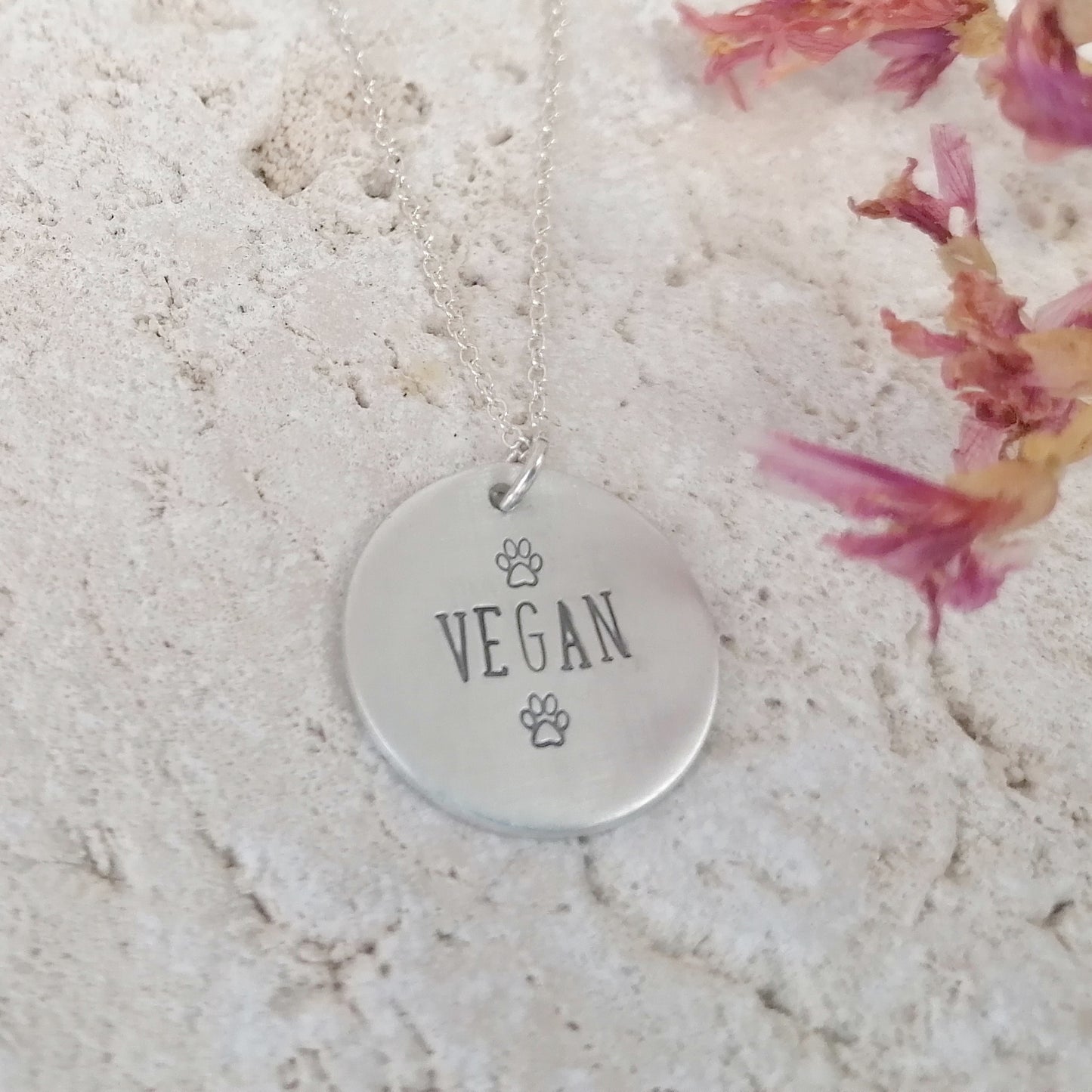 Vegan Paw Necklace