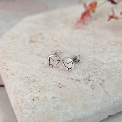 Chicken Stud Earrings
