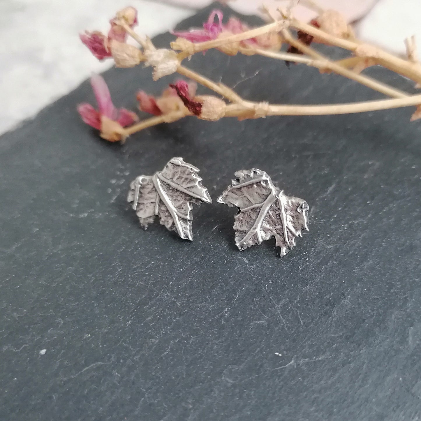 Sycamore Leaf Earrings