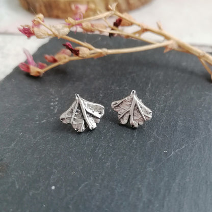 Ginkgo Leaf Earrings