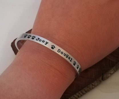 Personalised Pet Name Bracelet