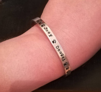 Personalised Pet Name Bracelet