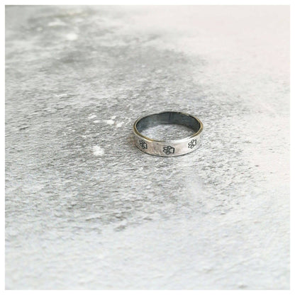 Paw Print Sterling Silver Ring