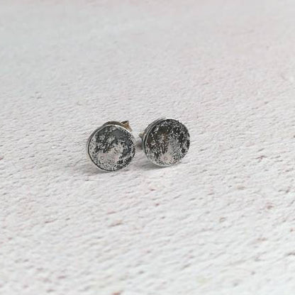 Full Moon Sterling Earrings