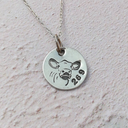Vegan 269 Cow Necklace