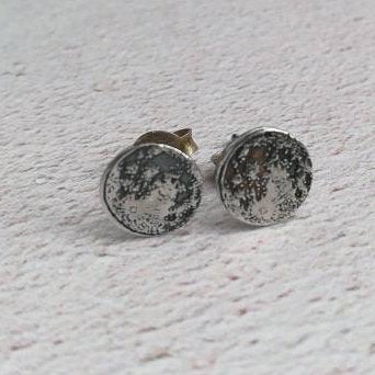 Full Moon Sterling Earrings
