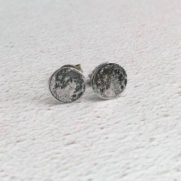 Full Moon Sterling Earrings