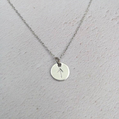 Personalised Viking Rune Initial Necklace