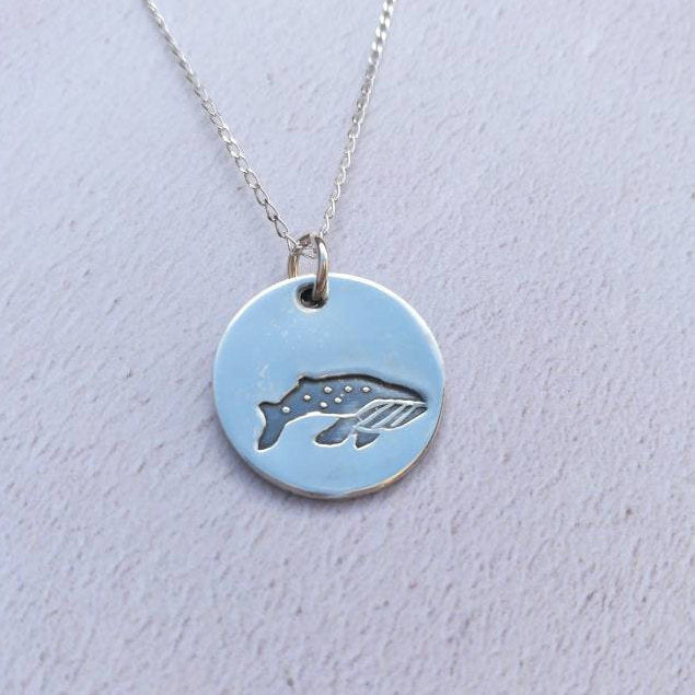 Whale Sterling Silver Necklace
