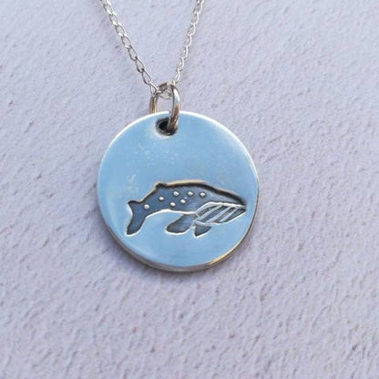 Whale Sterling Silver Necklace