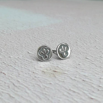 Fan Stud Earrings