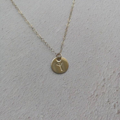 Personalised Viking Rune Initial Necklace