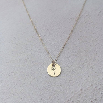 Personalised Viking Rune Initial Necklace