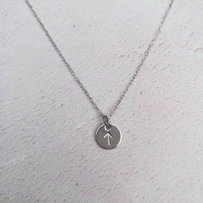 Personalised Viking Rune Initial Necklace