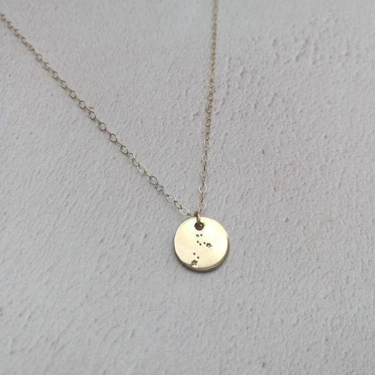Personalised Zodiac Constellation Necklace