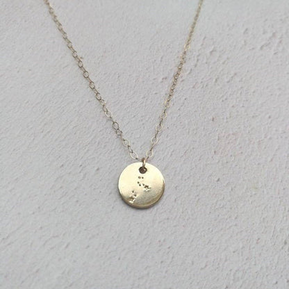 Personalised Zodiac Constellation Necklace