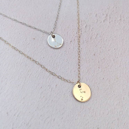 Personalised Zodiac Constellation Necklace