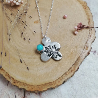 Organic Flower Necklace